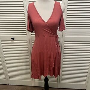 Forever 21 Wrap Sundress with Cold Shoulder
